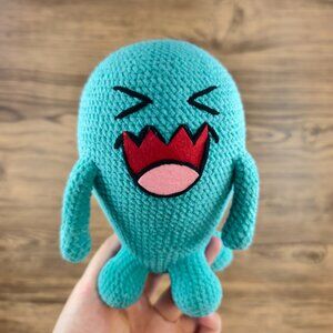 Handmade Amigurumi Crochet Pokemon Wobbuffet Plushie